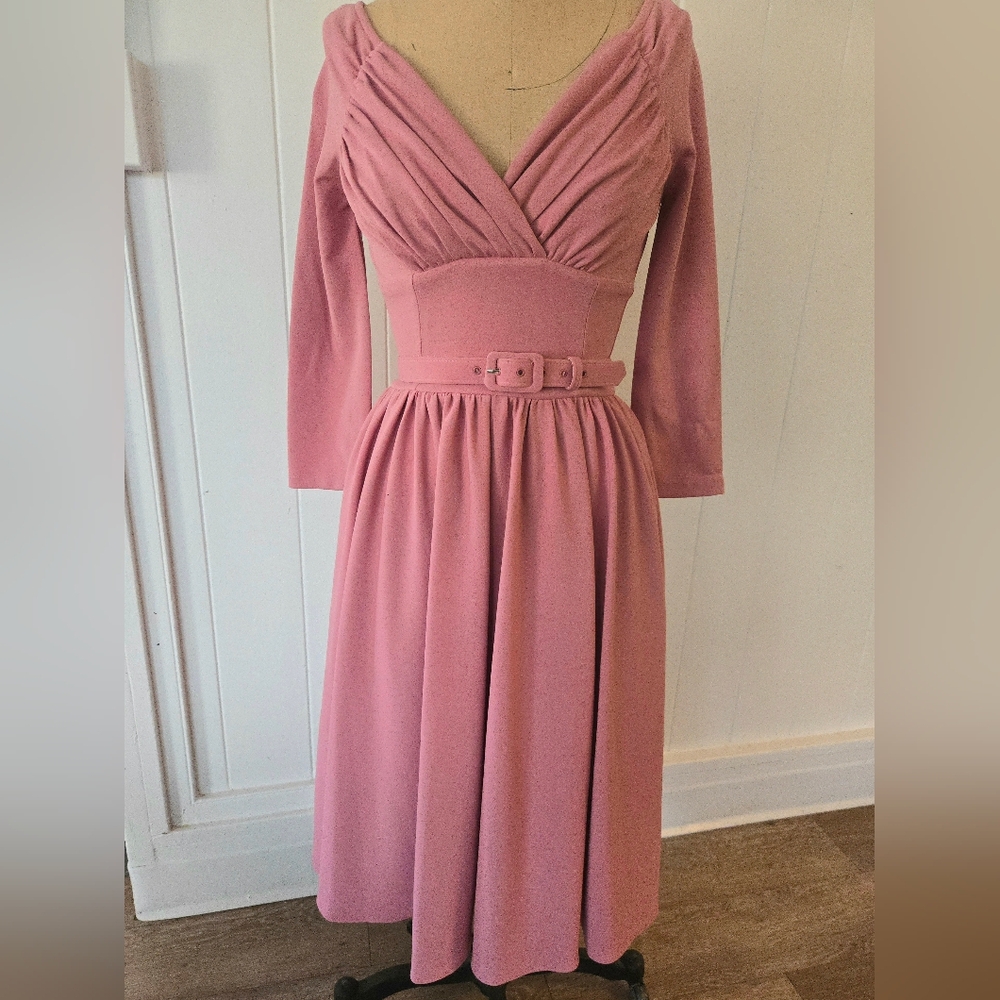 Pink Starlet Swing Dress Vixen by Micheline Pitt
